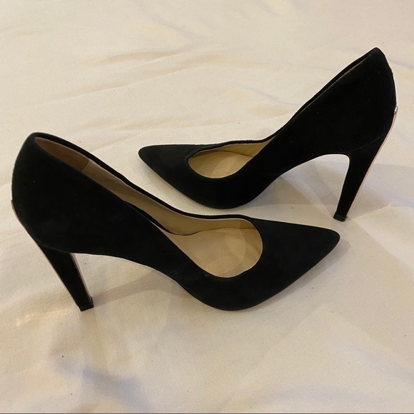 ZARA Black Heels with Gold Size 38 - Picture 6 of 11